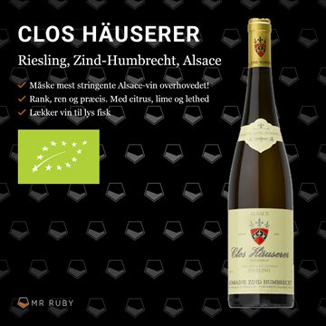 2020 Clos Häuserer, Riesling, Zind-Humbrecht, Alsace, Frankrig
